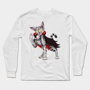 VampiCat: Silver Tabby Long Sleeve T-Shirt